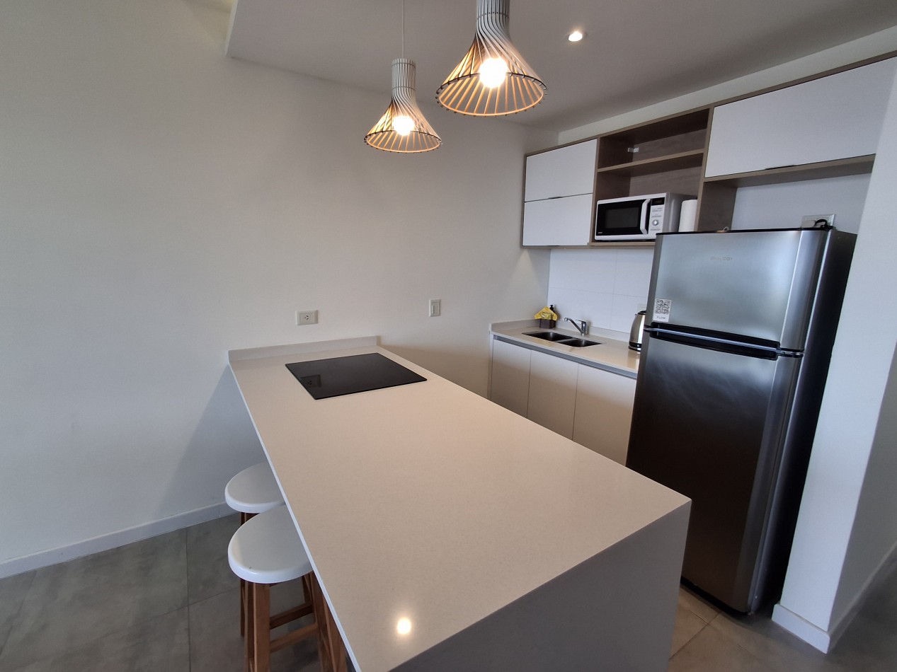 Departamento 3 ambientes planta baja en complejo Flow Las Gaviotas 28 y playa