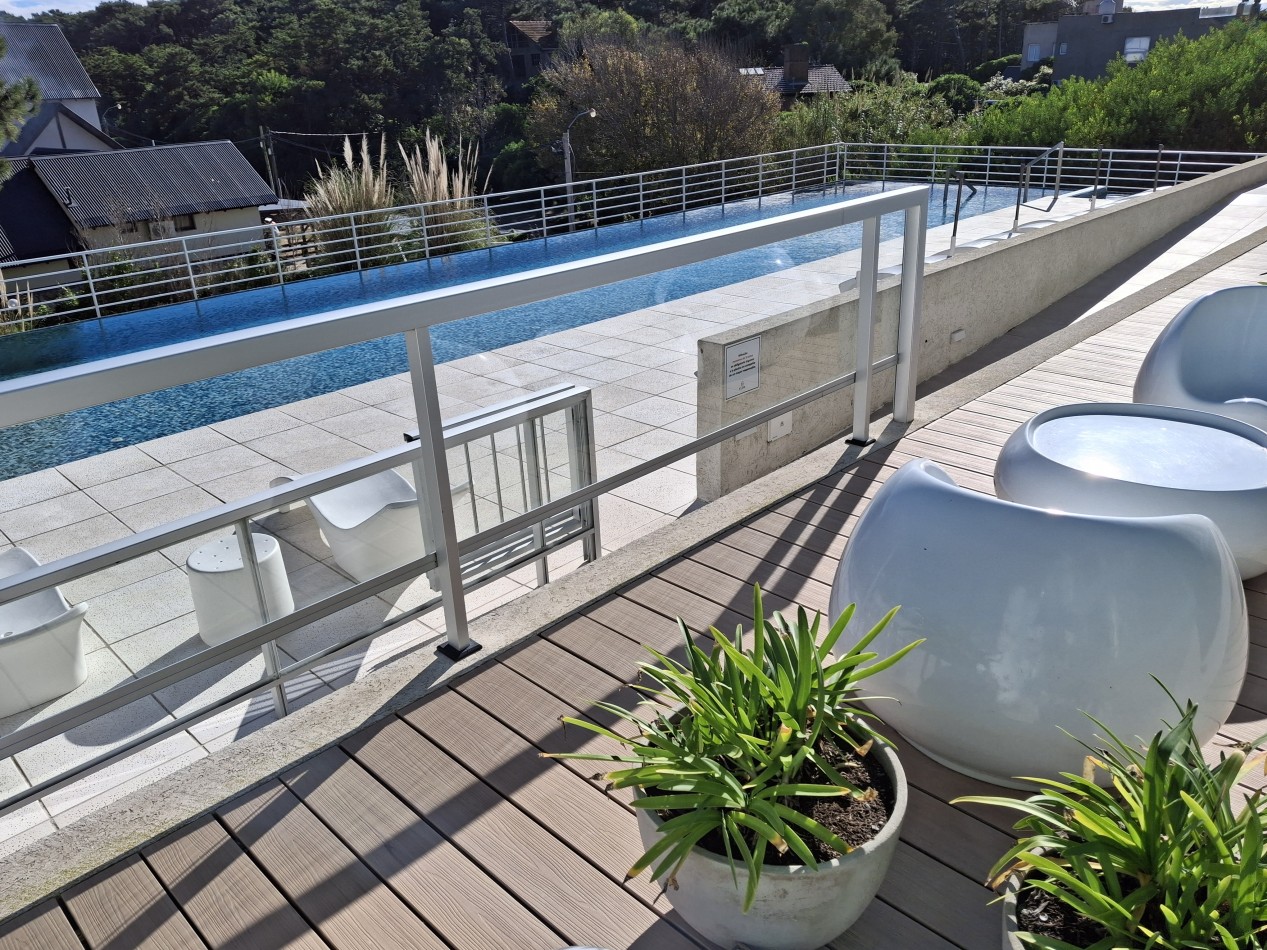 Departamento 3 ambientes planta baja en complejo Flow Las Gaviotas 28 y playa