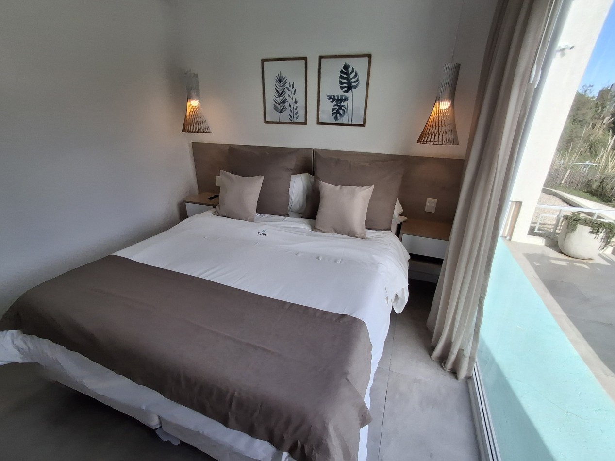 Departamento 3 ambientes planta baja en complejo Flow Las Gaviotas 28 y playa