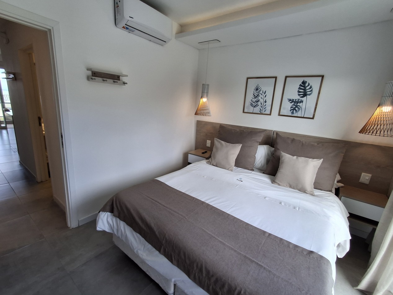 Departamento 3 ambientes planta baja en complejo Flow Las Gaviotas 28 y playa