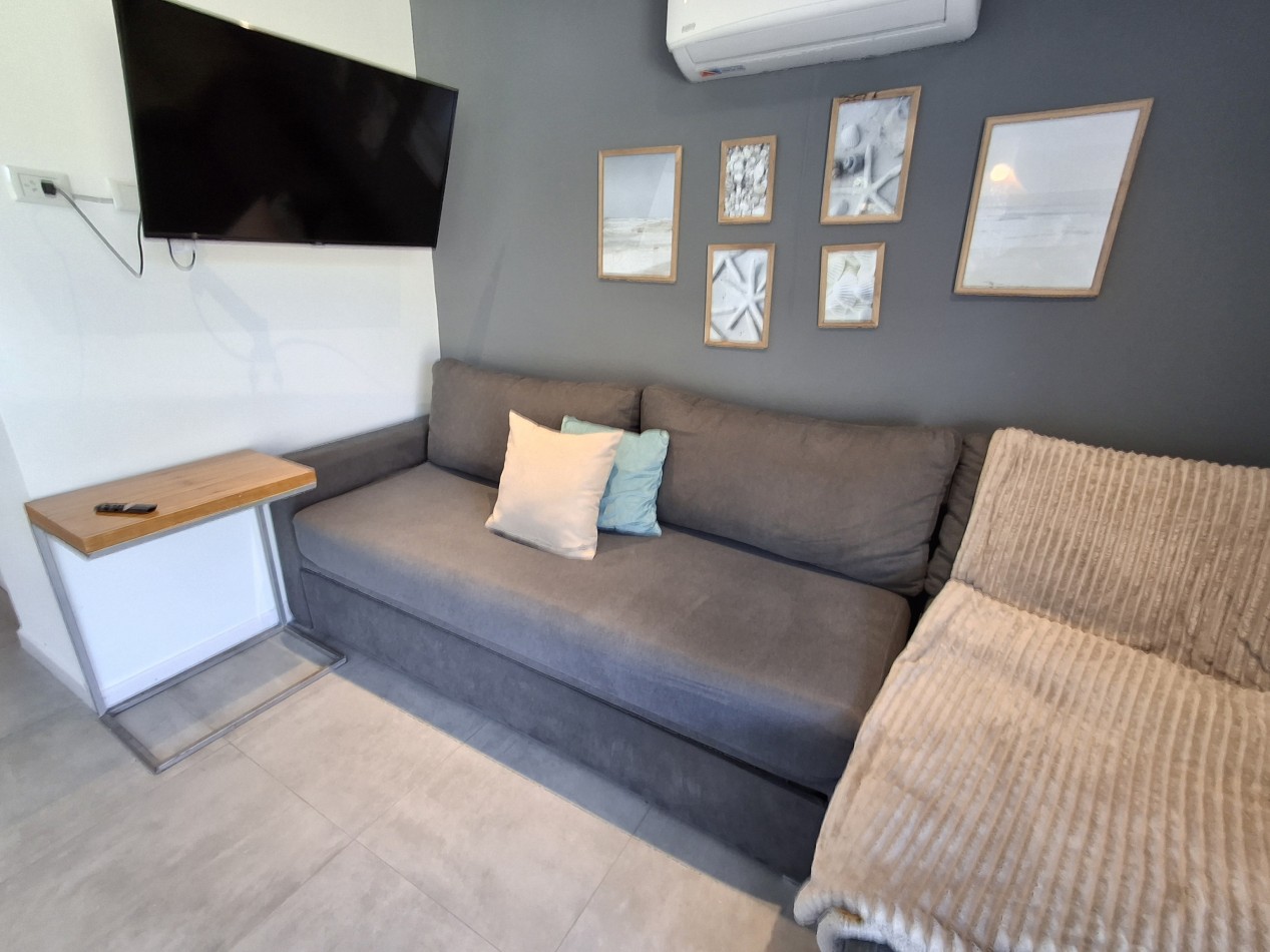 Departamento 3 ambientes planta baja en complejo Flow Las Gaviotas 28 y playa