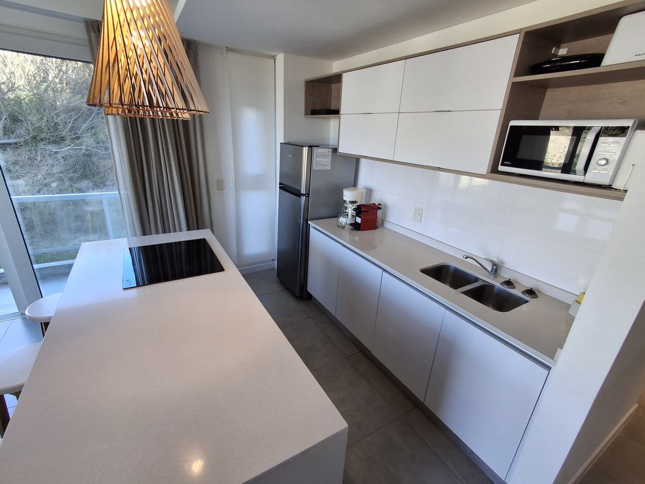 Departamento 3 ambientes planta baja en complejo Flow Las Gaviotas 28 y playa