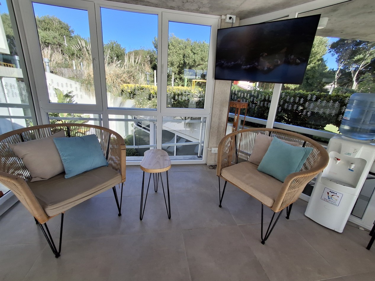 Departamento 3 ambientes planta baja en complejo Flow Las Gaviotas 28 y playa