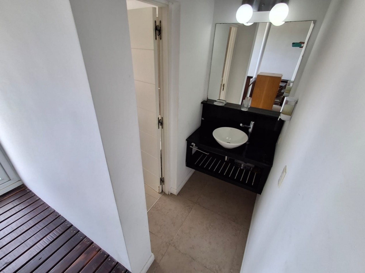 Departamento en alquiler temporal 3 ambientes para 6 personas n- 624 con vista al mar