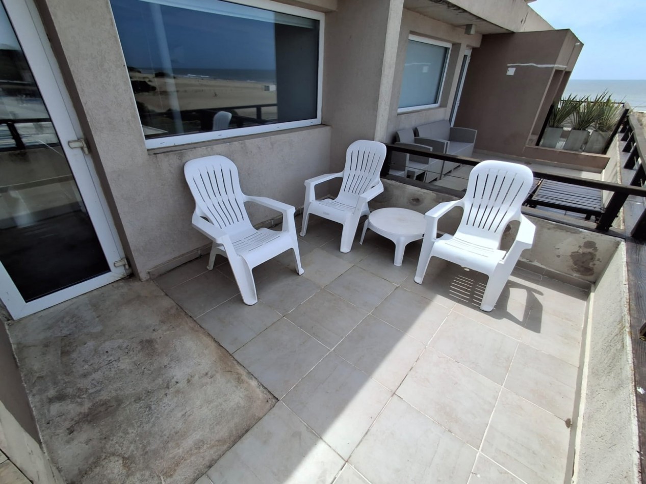 Departamento en alquiler temporal 3 ambientes para 6 personas n- 624 con vista al mar